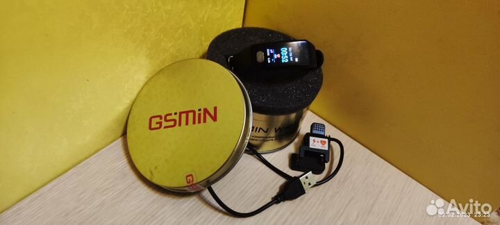 Фитнес браслет gsmin WR 11 с измерением пульса экг
