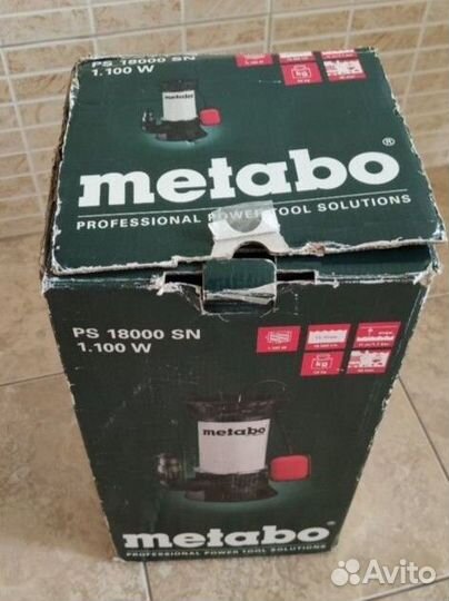 Насос погружной Metabo