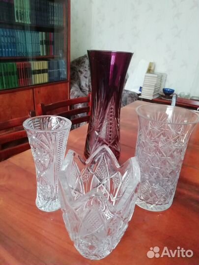 Вазы для цветов хрусталь