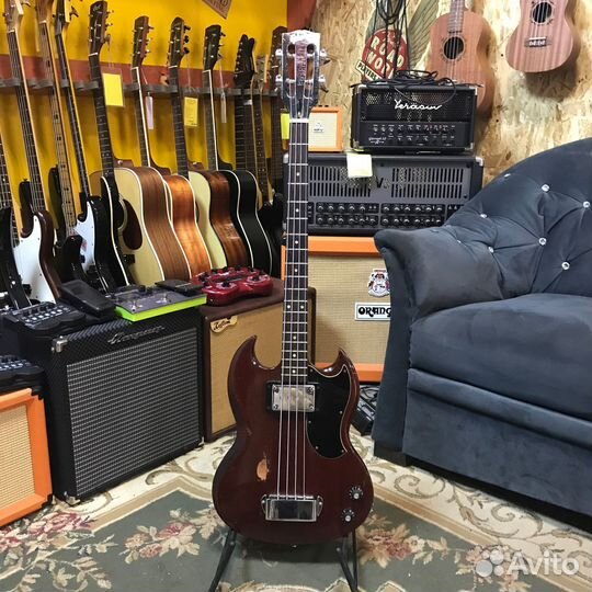 Бас-гитара Gibson EB-0 Slotted Headstock B Cherry