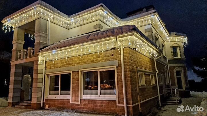 Новогоднее украшение загородных домов