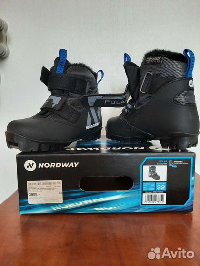 Лыжные ботинки-nordway 32р-р