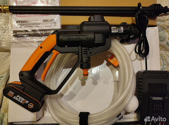 Аккумуляторная мойка Worx WG620E