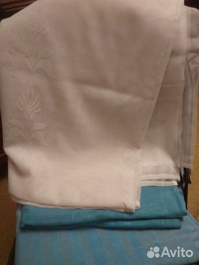 Шторы плотные 4шт+тюль 2шт(2 комплекта)