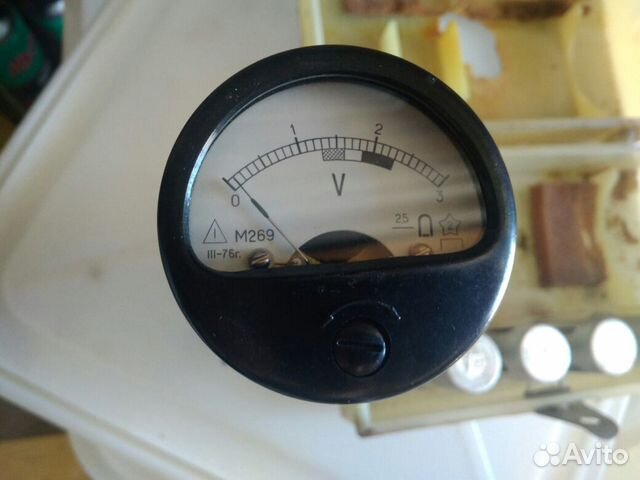 Нагрузочная вилка авто вольтметр СССР