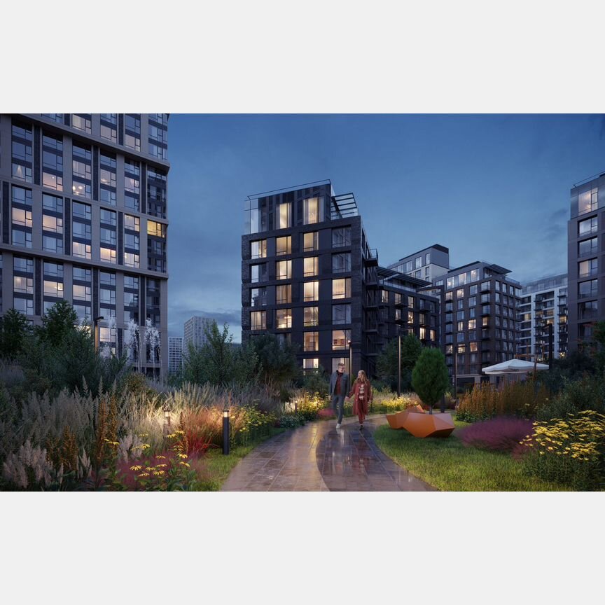 1-к. квартира, 61,9 м², 2/18 эт.