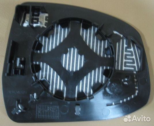 Полотно зеркала наружн Focus 2 08-11 с подогревом