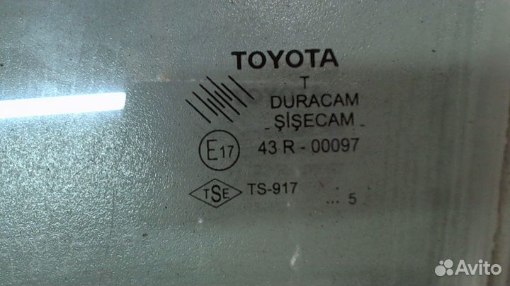 Стекло боковой двери Toyota Corolla Verso, 2005