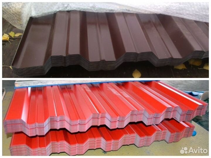 Профнастил нс35 / Профлист / цинк / 0.5 / лист 0.5