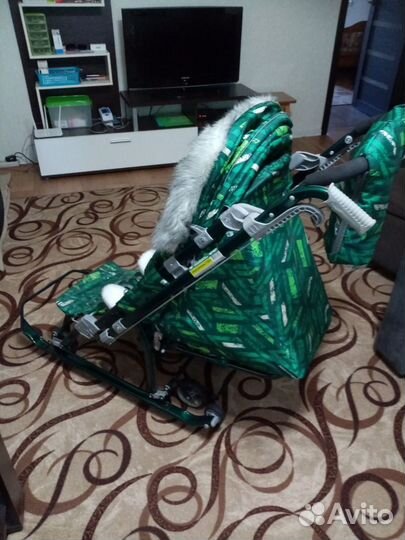 Детские санки коляска бу