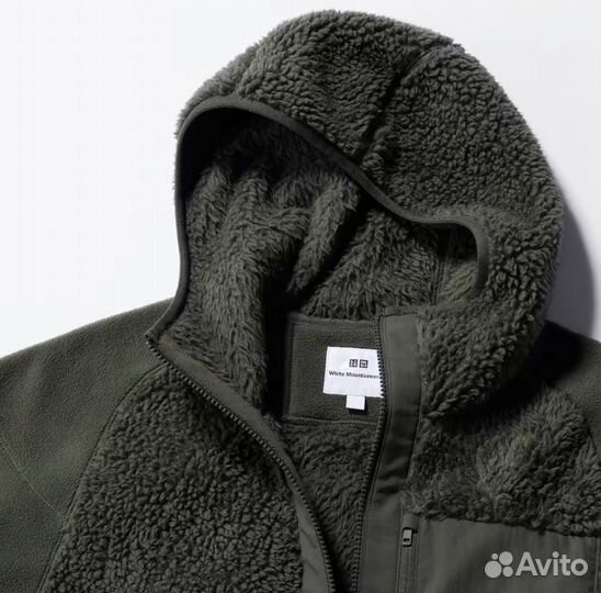 Uniqlo white mountaineering флиска новая оригинал