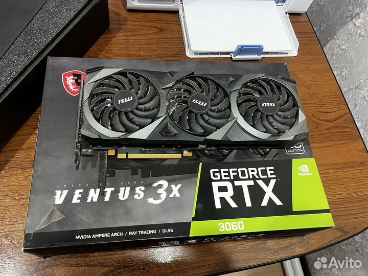 Видеокарта rtx 3060 12 gb ventus 3x