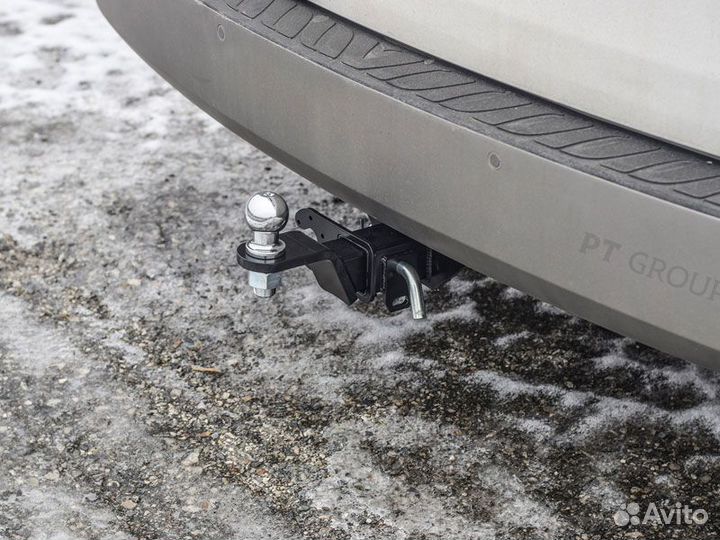 Фаркоп под квадрат Hyundai H-1 II, 2007-2015 пт Гр