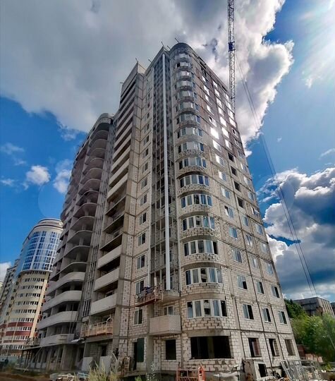 1-к. квартира, 59,6 м², 2/17 эт.
