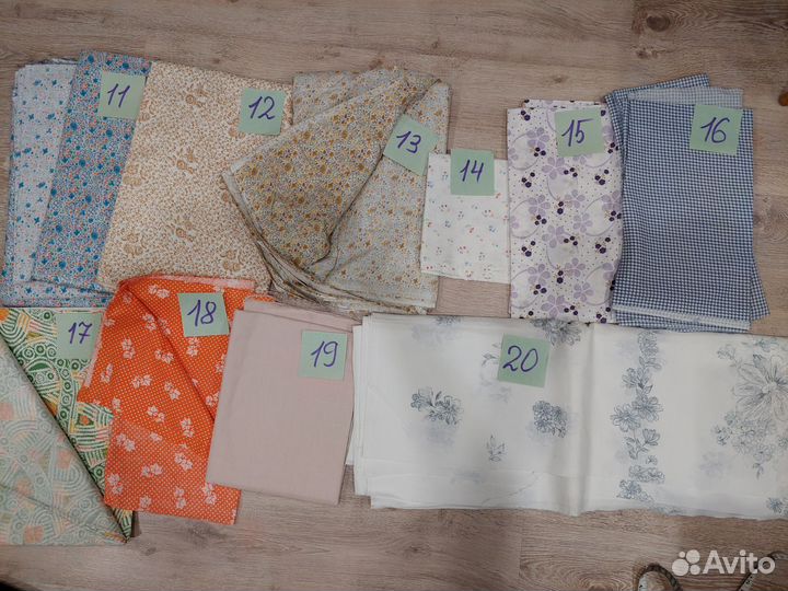 Ситец, шерсть, ткань винтаж СССР