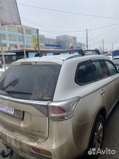 Багажник на крышу поперечины Mitsubishi Outlander