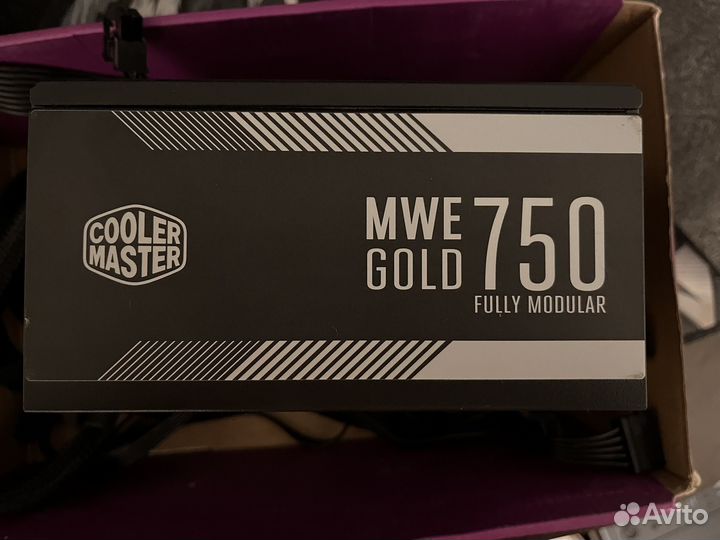 Блок питания cooler master mwe gold 750w