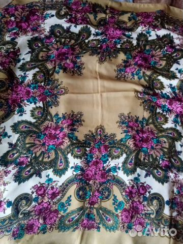 Платок 120 см 120 см новый