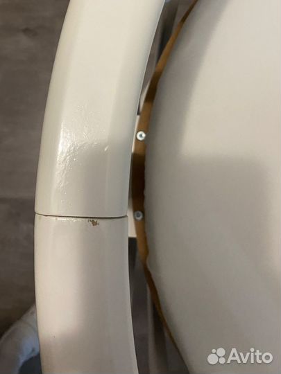 Детская кроватка с маятником круглая 3 в 1