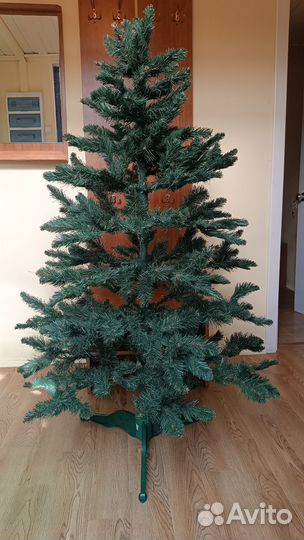 Елка искусственная литая 1.5 метра бу