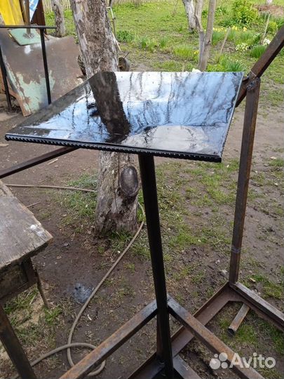 Стол, лавочка, ограда