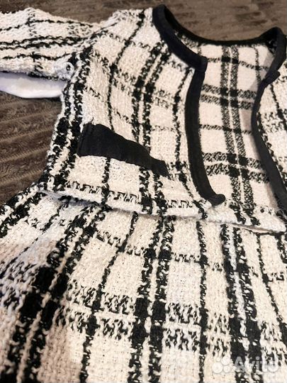 Платье для девочки с жакетом 74