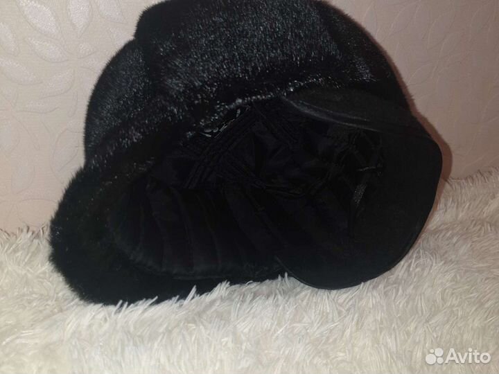 Мужская шапка из нерпа