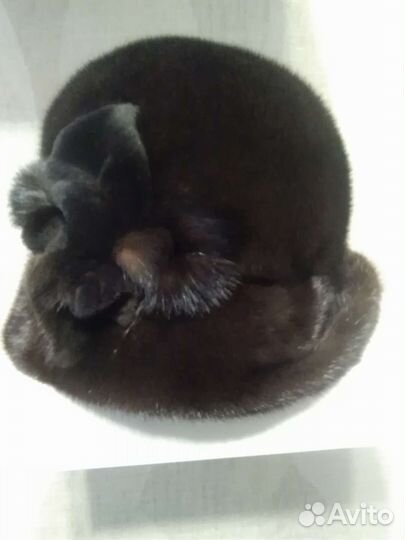 Шляпа женская норка зима