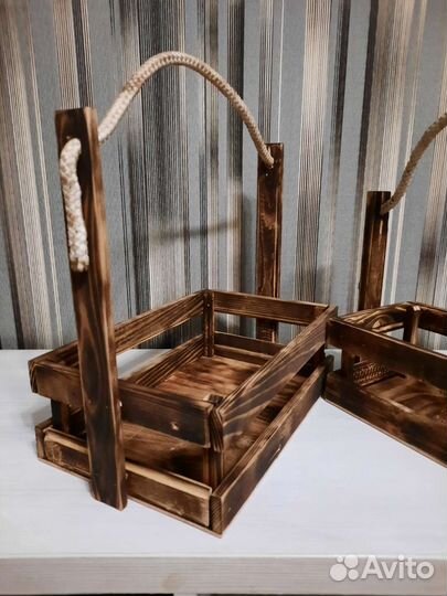 Ящики подарочные, деревянные