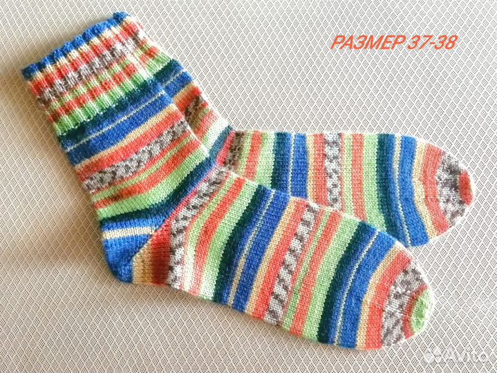 Вязанные носочки, ручная работа