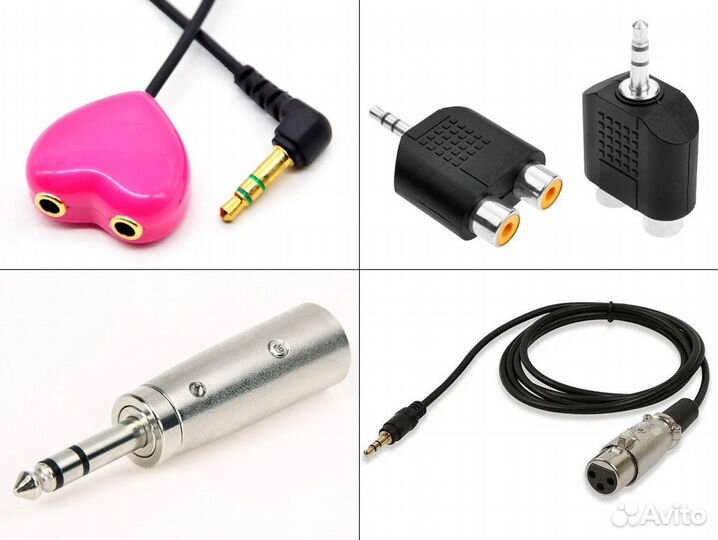 Аудио кабеля и AUX адаптеры