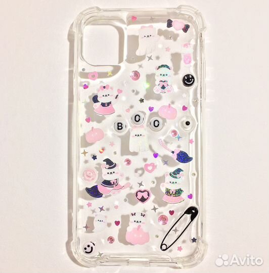 Чехол на iPhone 11 из эпоксидной смолы ручной