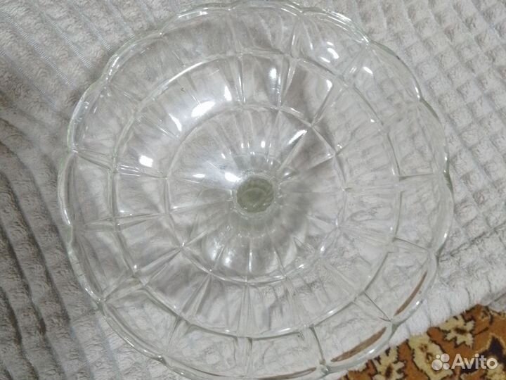 Ваза для фруктов на ножке СССР