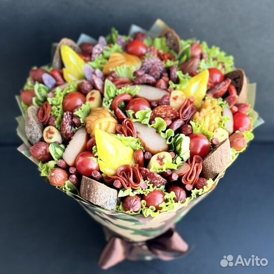 Мужской съедобный букет