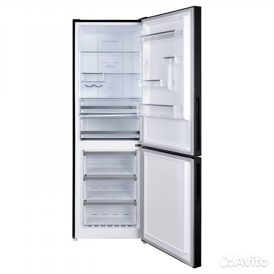 Холодильник черный с No frost