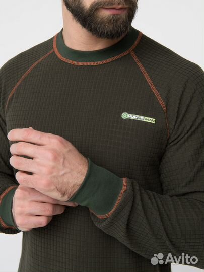 Термобелье Thermoline цвет Хаки ткань Флис Фактурн