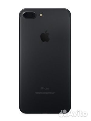 Корпус для iPhone 7 Plus (Ростест) (матовый черный