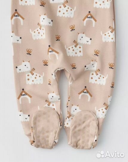 Комбинезоны с начесом слипы - 2 штуки