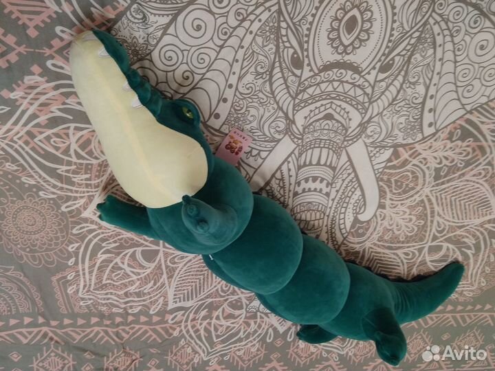 Крокодил темно-зеленый 120 см