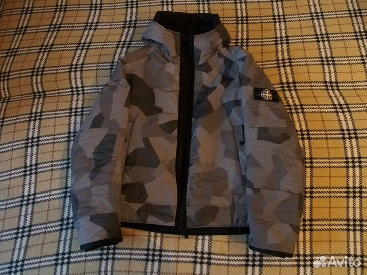 Stone island m90 outlet camo reflective jacket