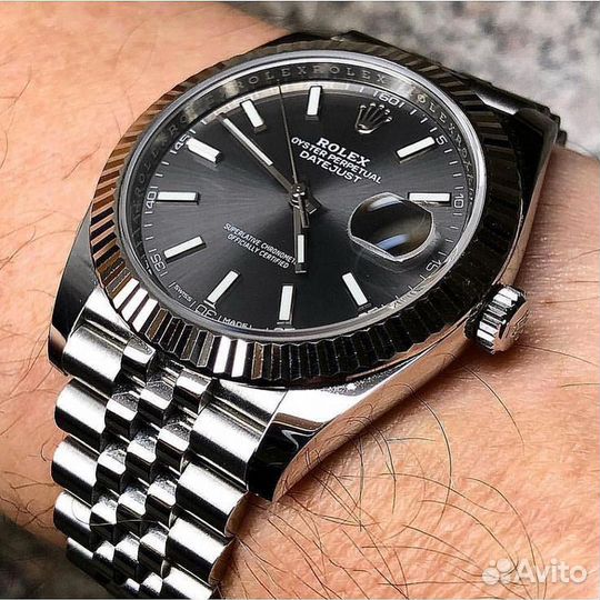 Часы Rolex Datejust 41mm серые