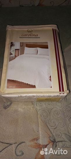 Белье постельное двухспальное, каролина