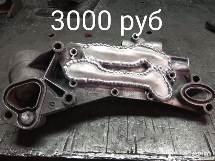 Заваренный теплообменник Опель