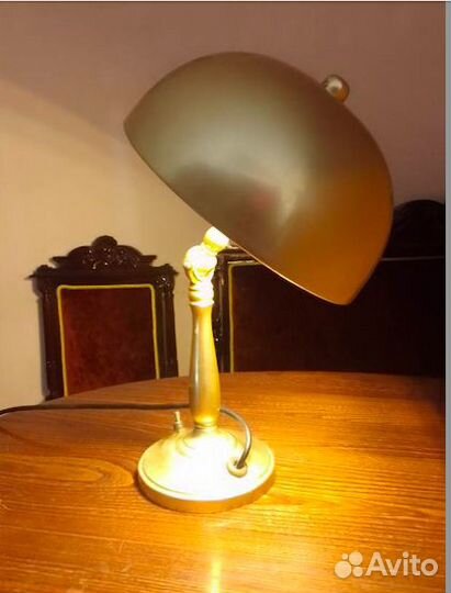 Старинная веннтажная настольная лампа до 1917г