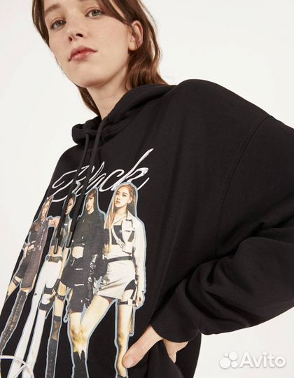 Худи black pink новое bershka