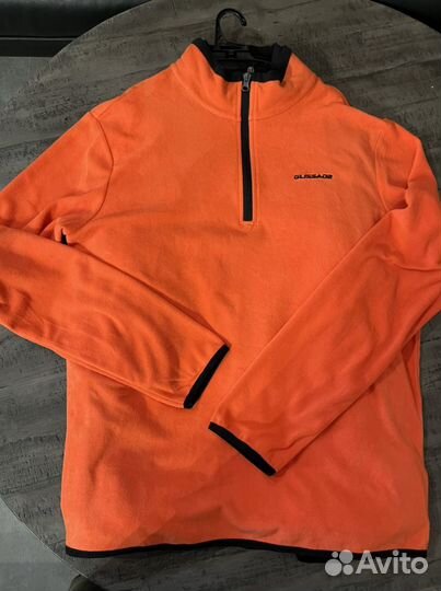 Флис оранжевый