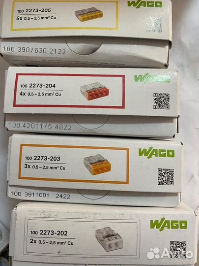 Ваги - wago клемники