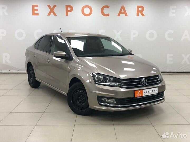 Volkswagen Polo 1.6 AT, 2018, 120 396 км