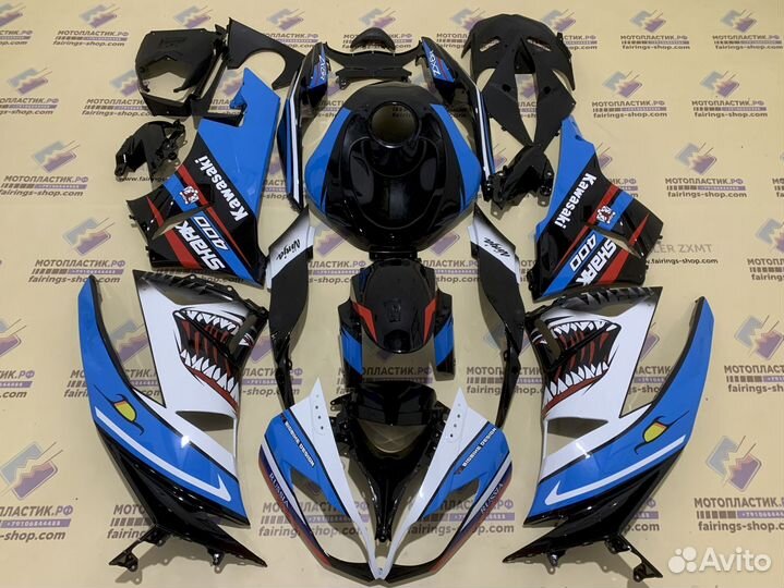 Kawasaki ZX-6R, ZX636 2009-2012 мотопластик обвес