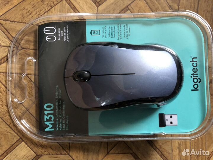Мышка беспроводная Logitech М310. Оригинал. Нов